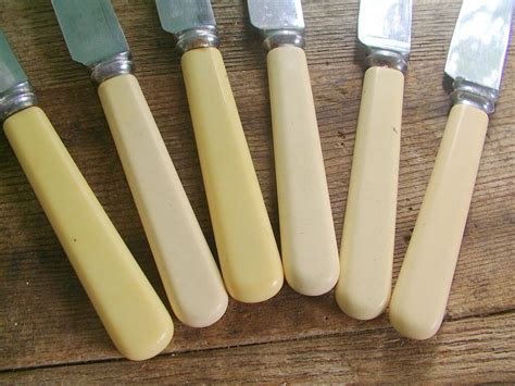 Six Vintage Knives Sheffield England Cutlery By Ourvintagehouse