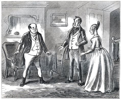 "Mr. Pickwick no sooner put on his spectaclesy . . ." — illustration by