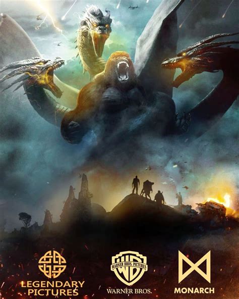 Kong Battles King Ghidorah In Epic New Godzilla Vs Kong Fan Artwork