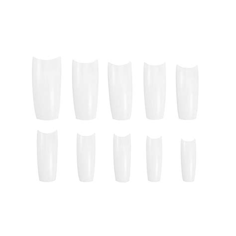 Buy 500pcs French Style Fake Nails Natural Color Artificial Full Cover