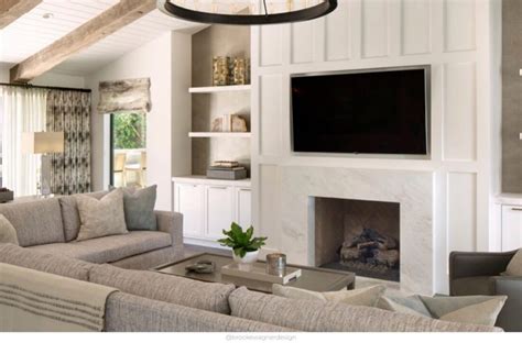 How To Arrange Living Room Furniture With Tv Above Fireplace Bryont Blog