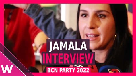 Jamala Interview During Barcelona Eurovision Party Youtube