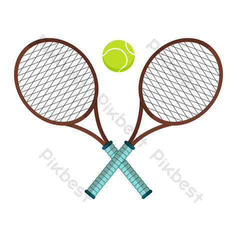 مضارب تنس مع كرة تنس صور Png Ai تحميل مجاني Pikbest