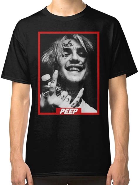 Lil Peep Rapper Hip Hop Black T Shirt Tees Clothingt Shirts Aliexpress