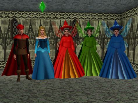 Sleeping Beauty And Other Characters Sil Fantasy The Sims Sims 3