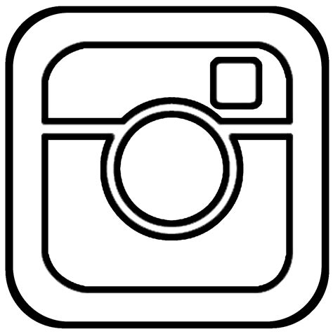 Black And White Instagram Logo Png Images Transparent Free Download Pngmart
