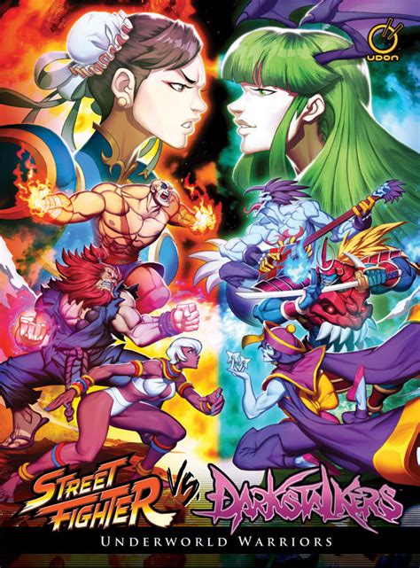 Street Fighter Vs Darkstalkers Underworld Warriors Hardcover Udon