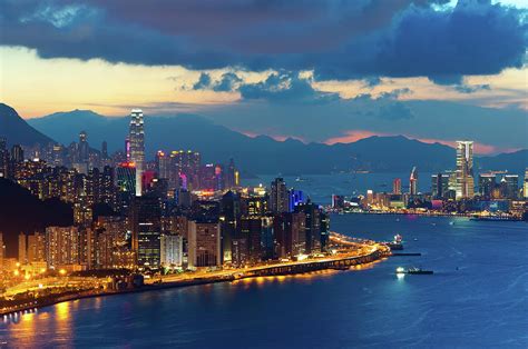 Beautiful Victoria Harbour Of Hong Kong By Photography By Wtlai