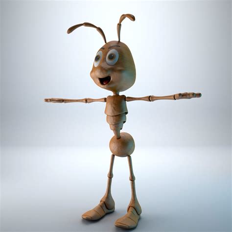 cartoon ant rigged 3d cgtrader