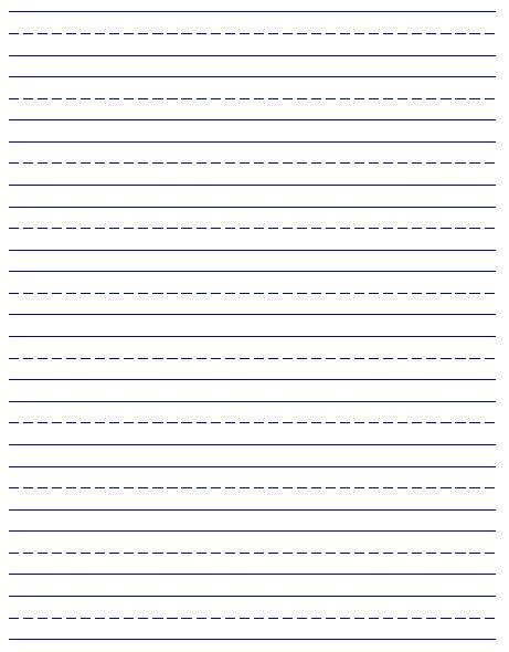 Teddy bear and sunflower printable composition writing paper. Writing Paper Printable For Kids | Kiddo Shelter | Lined ...