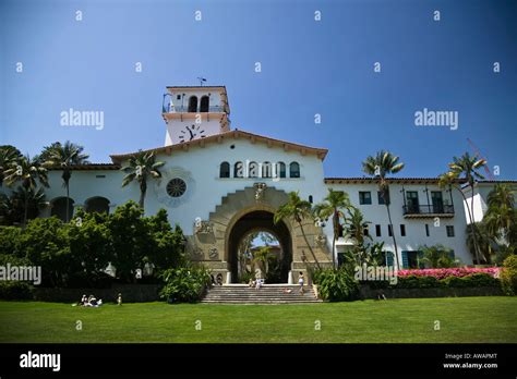 Santa Barbara County Courthouse California Usa Stock Photo Alamy