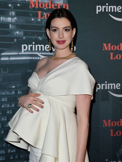 anne hathaway opens up about the complexities of pregnancy it s not always all positive