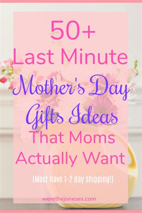 Last minute quarantine mother's day gifts. 50+ Last Minute Mother's Day Gifts Ideas That Moms ...
