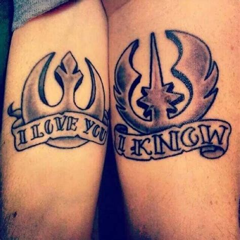 Star Wars Couples Tattoos Tattoos Pinterest Tattoos Couple