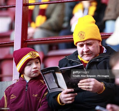 Motherwell Fans Pay Tribute To Phil Odonnell During The Scottish Fa