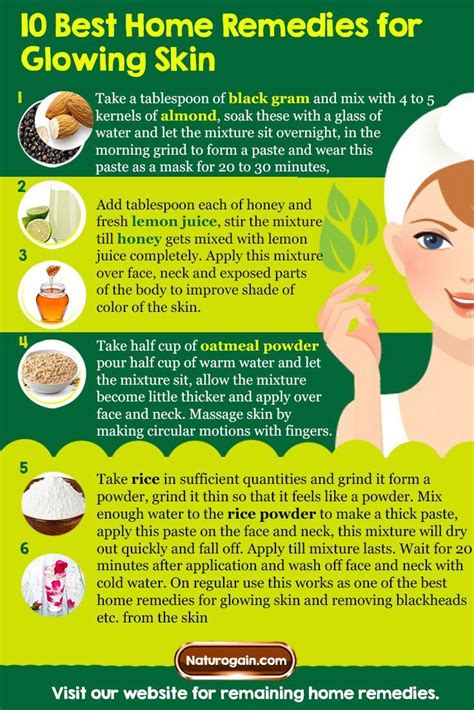 10 Best Home Remedies For Glowing Skin To Get Instant Glow