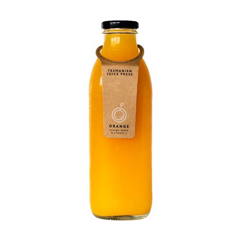 Cold Pressed Orange Juice 750ml The Tasmanian Juice Press