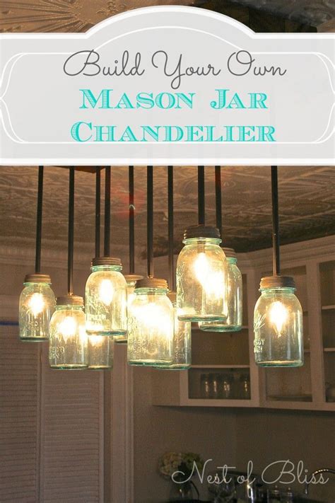 Diy Stunning Mason Jar Chandelier