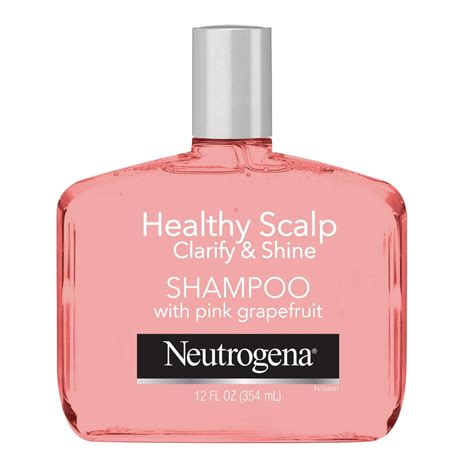 Neutrogena Exfoliating Shampoo For Oily Hair And Scalp With Pink