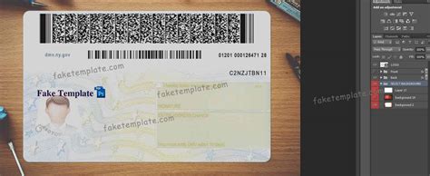New York Driver License Template V2 New Fake Template