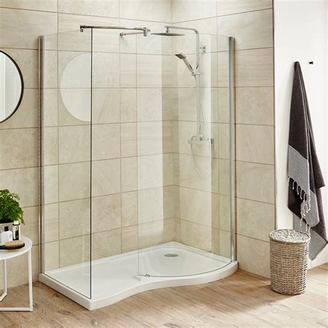 Premier Pacific Curved Walk In Shower Enclosure Aqw Premier From