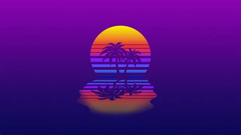 2048x1152 Palm Tree Synthwave 2048x1152 Resolution Hd 4k Wallpapers