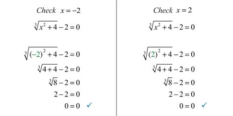 Radical Equations Examples With Answers Onenow
