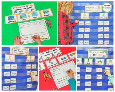 Pre-K and Kindergarten Question of the Day Year-Long Bundle