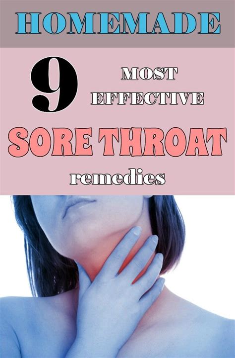 9 Most Effective Sore Throat Remedies Sore