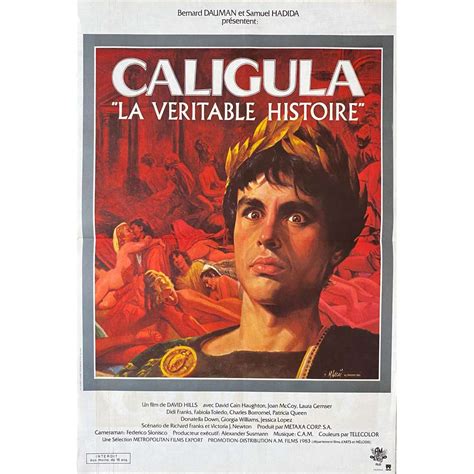 Affiche De Cinéma Française De Caligula 40x60 Cm