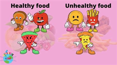 Healthy Vs Unhealthy Food Healthy And Unhealthy Food Quiz Learning