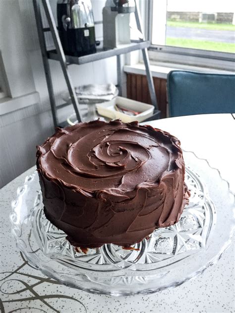 Sift together the flour, cocoa, baking soda and salt. The Best Chocolate Cake Ever | In Jennie's Kitchen