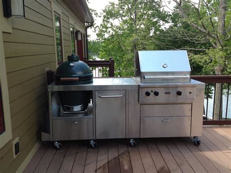 Cook up a delicious meal during your next camping trip with anaconda's range of portable camping stoves, gas burners and cookers. LBGE table design with companion gas grill? — Big Green ...