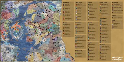 Warhammer 2 Mortal Empires Map Time Zones Map World