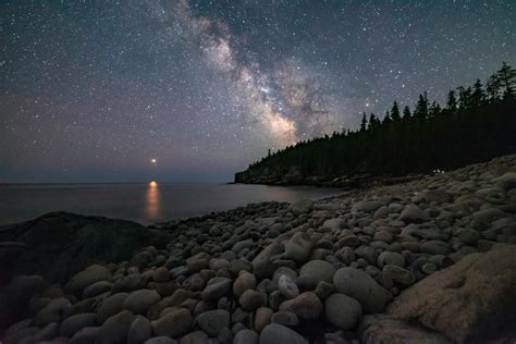 “best Times To Witness The Milky Way In Acadia National Park