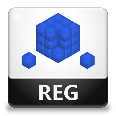 Reg File Icon Lozengue Filetype Icons