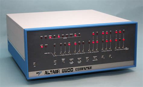 Retroinformática Altair 8800 1975
