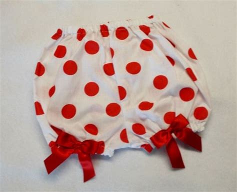 Shirley Temple Costume Polka Dot Print Bloomers Diaper Covers