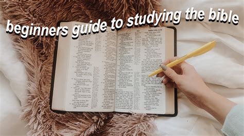 How To Study The Bible For Beginners Methods Tips App