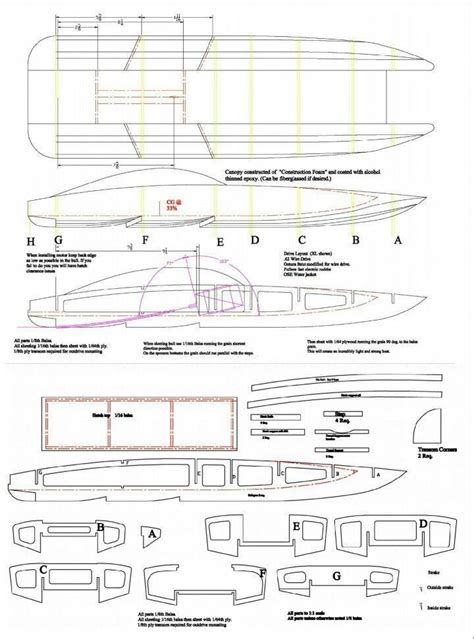 Simple Model Boat Plans ~ Tyee Row Boat
