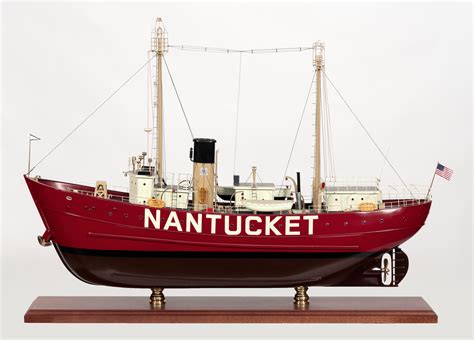 Lot Model Of The Lightship “nantucket” Contemporary Height 37
