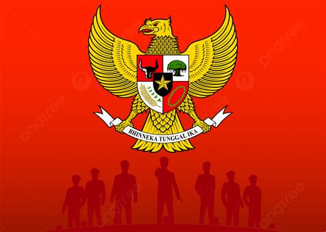Happy Pancasila Day Background Indonesian Indonesian Symbol