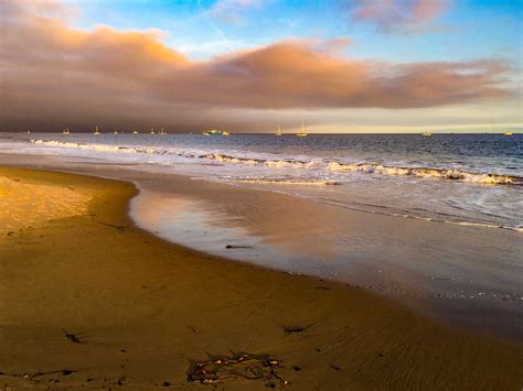 Sunset At Santa Barbara Beach Sunset At Santa Barbara Beac Flickr