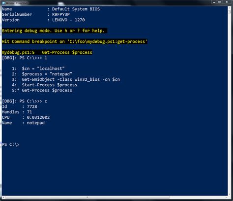 Use The Powershell Debugger To Troubleshoot Scripts Scripting Blog