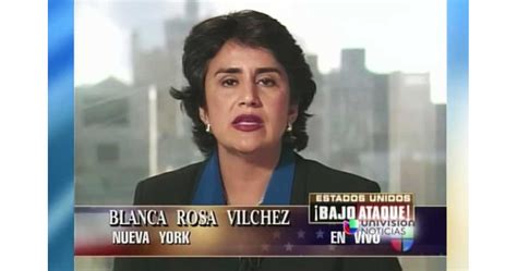 La Reportera De Univision Blanca Rosa Vílchez Transmitiendo En Vivo