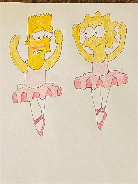 Request Bart And Lisa Simpson In Tutus By Capricorndiem456 On Deviantart