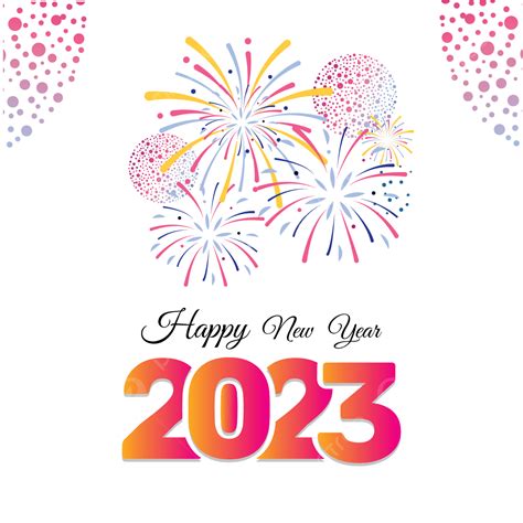 Bonne Année 2023 Avec Feu Dartifice Png Nouvel An 2023 Un Feu
