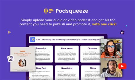 Podsqueeze Features