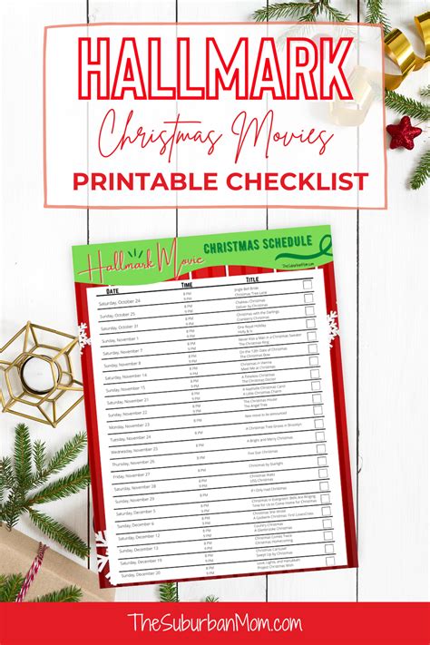 (all movies are at 9/8c.) saturday, october 24. Hallmark Christmas Movie 2020 Schedule Checklist - Free ...