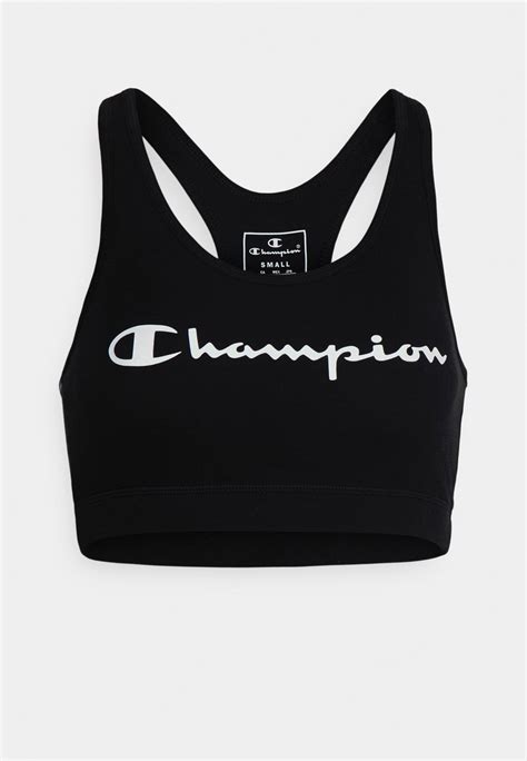 champion bra light support sports bra black uk